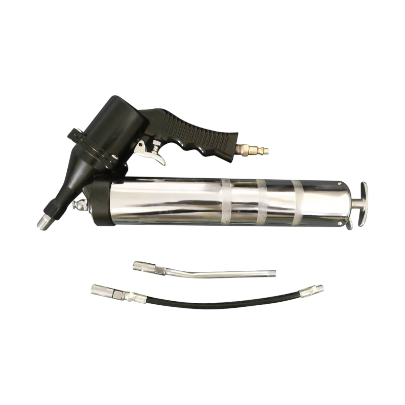 Single swivel joint manual pneumatic grease gun