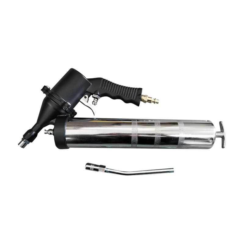 Single swivel joint manual pneumatic grease gun